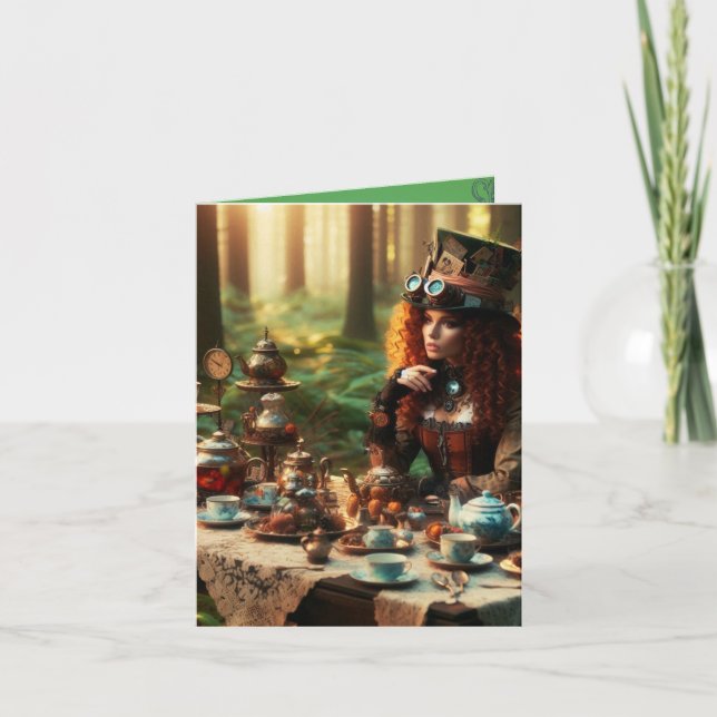 Steampunk Vintage Victorian Lady Mad Hatter (Devant)