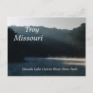 Steamy Lincoln, Troy, Missouri, carte postale