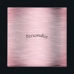 Steel Metallic Magnet<br><div class="desc">Pink Metallic Magnet with a Steel Finish.</div>