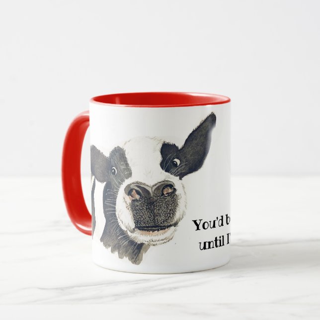 Steer Clear Cow Mug (Devant gauche)