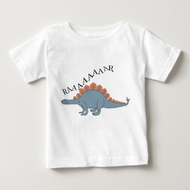 Stegosaurus - Baby Fine Jersey T-shirt  (Devant)