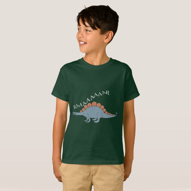 Stegosaurus - T-shirt de base pour enfants (Devant entier)