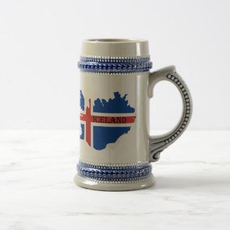Stein de bière de souvenir ou tasse de l'Islande
