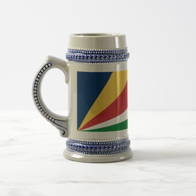 Stein Mug aux couleurs des Seychelles Design (Gauche)