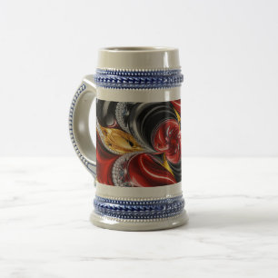 Stein Mug avec design de couleurs allemandes