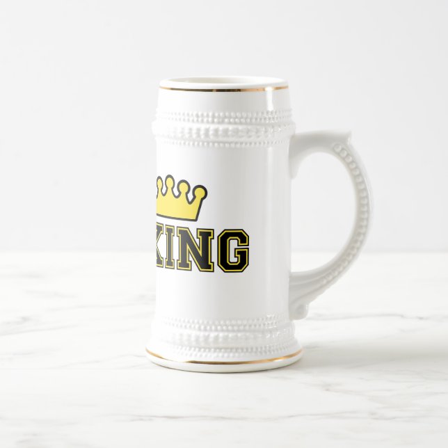 Stein ou tasse de roi de bière (Droite)