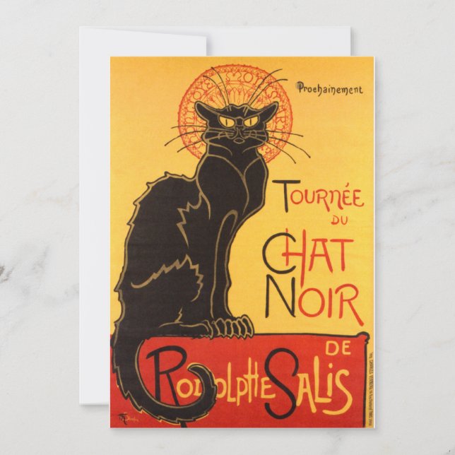 Steinlen : Conversation Noir (Devant)