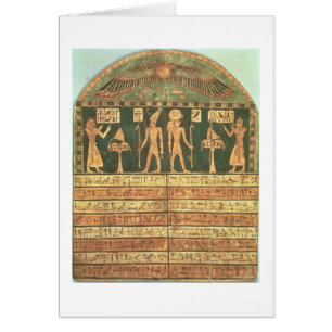 Stele de Horsiese, défunte période (bois peint)