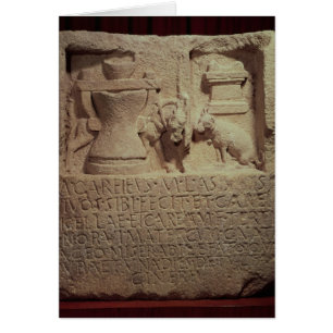 Stele du miller Marcus Careius Asisa