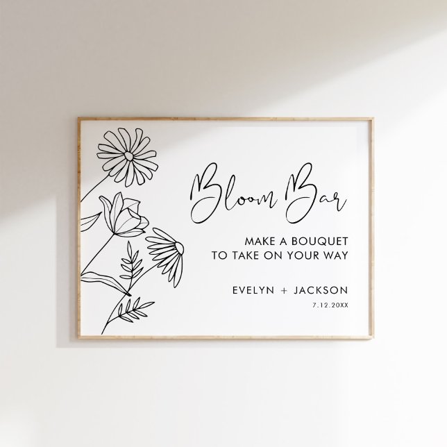 STELLA Bloom Bar, Flower Bar, Poster do-it-yoursel (Créateur téléchargé)