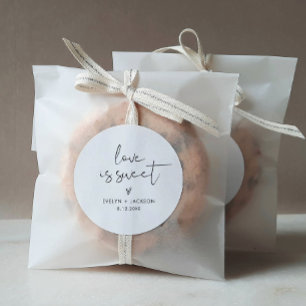 STELLA Love is Sweet Favor Sticker 3" (feuille de