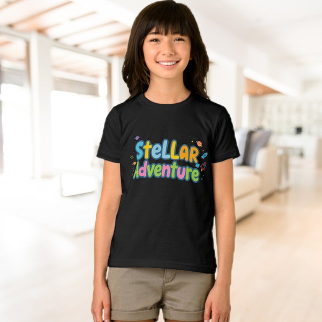  Stellar Adventure children's t-shirts space (Créateur téléchargé)