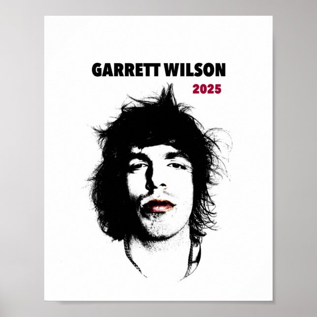 Stencil Garrett Wilson 2025 Poster (Devant)