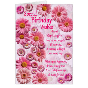 Step Daughter Special Anniversaire Wives Pink Dais