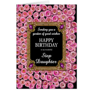 Step Fille Anniversaire Faisceau rose
