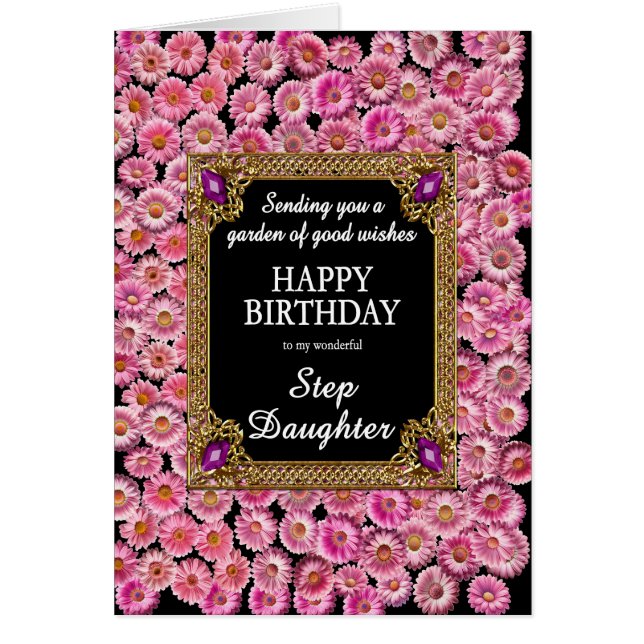 Step Fille Anniversaire Faisceau rose (Devant)