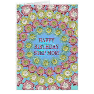 Step Maman Fleurs Crochet Anniversaire