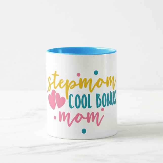Step Mom Approuvé Mug : Cadeau personnalisé parfai (Centre)