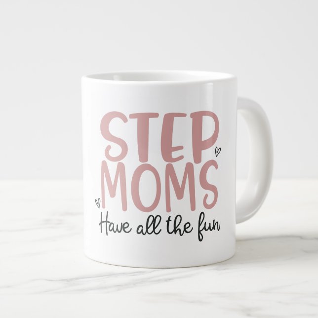 Step Moms - Jumbo Mug cadeau (Devant droit)