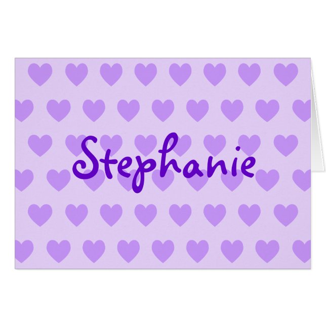 Stephanie en violet (Devant horizontal)