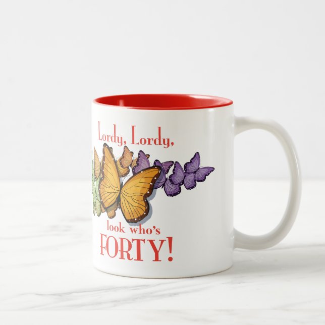 Stephanie quarante ! Tasse de café 2 (Droit)