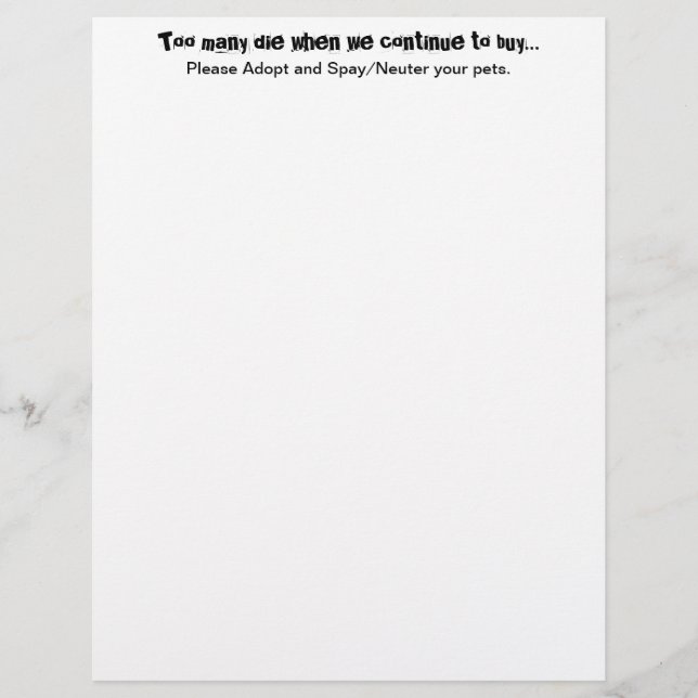 Stérilisation Castration Adoption Animaux Citation (Devant)