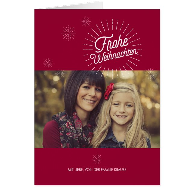 Sterne-Feiertags-Gruß (Devant)