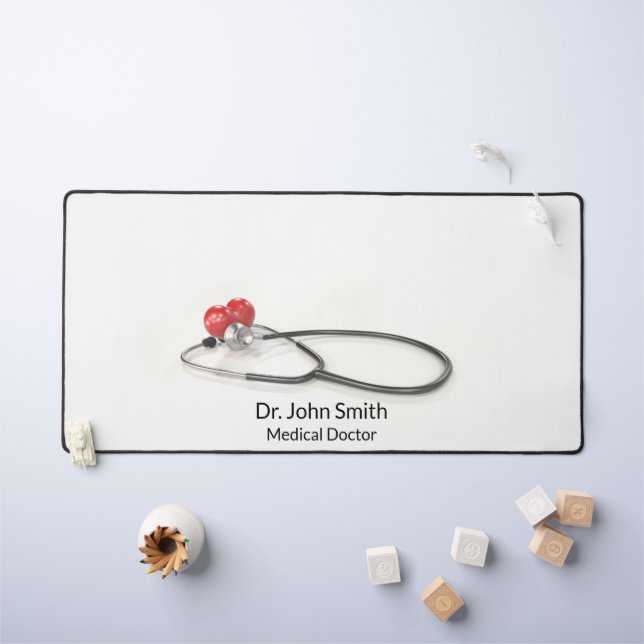 Stéthoscope avec cœur | Soins médicaux & Santé (Tableau pour enfants)