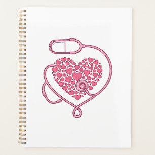 Stéthoscope Cardiaque Amour Médical Vecteur Concep