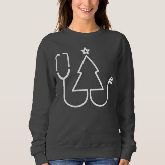 Stethoscope de soins de santé Sweatshirt d'arbre d