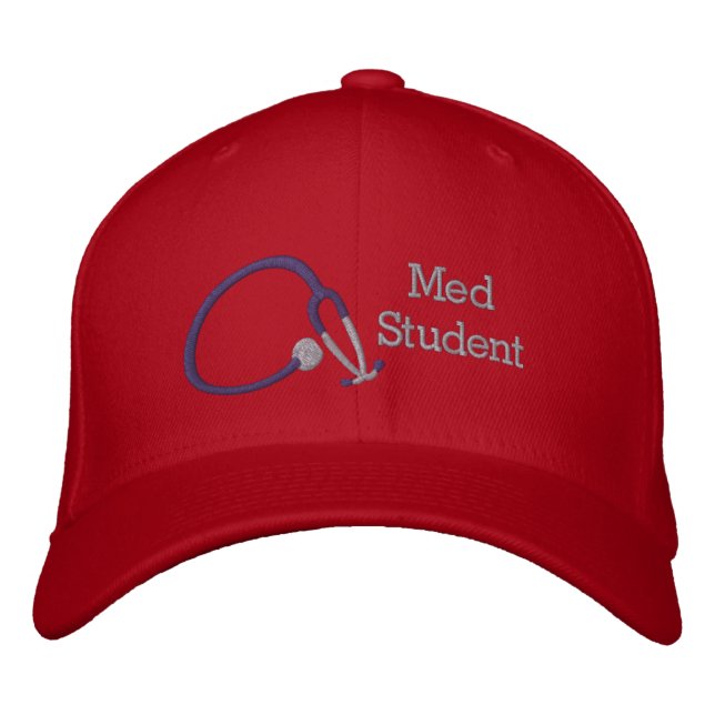 Stethoscope Med étudiant Casquette brodé (Devant)