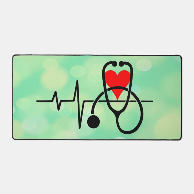 Stéthoscope Médecin Infirmière Soins de Santé Pad (Recto)