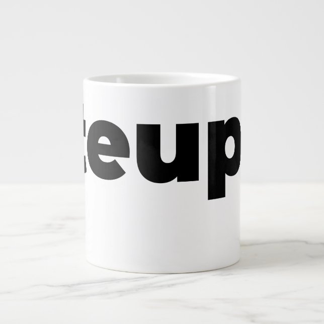 Steups Mug - Black (Devant)