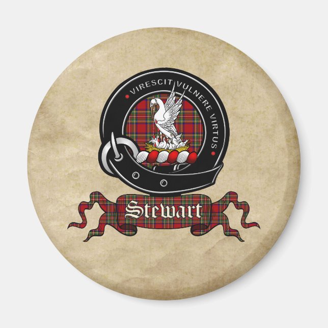 Stewart Clan Badge Magnet (Devant)