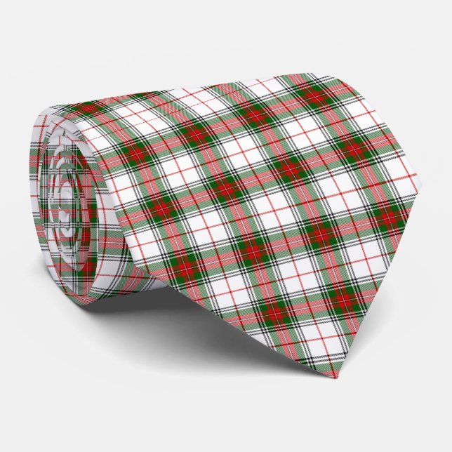 Stewart Festive King George Tartan Plaid Cravate (Roulé)