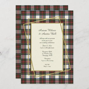 Stewart Robe Moderne avec Gold Frame Invitation