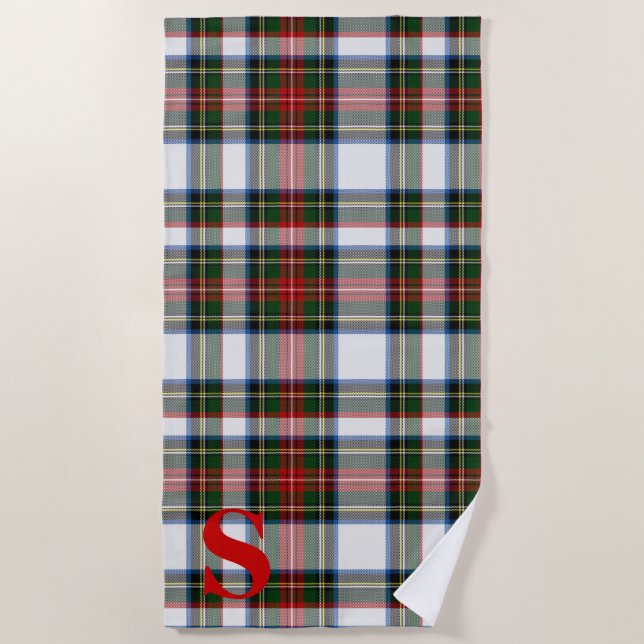 Stewart Robe Tartan Plaid Beach Serviette (Devant)