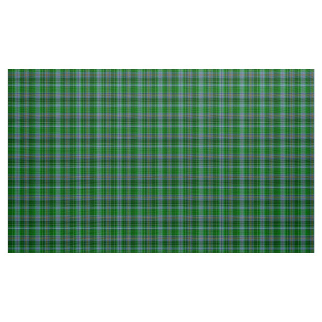 Stewart Tartan Bleu Vert et Noir Tissu Plaid (Yard)