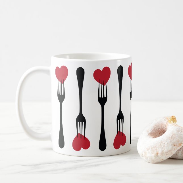 Stick A Fork in My Heart Mug (Avec donut)