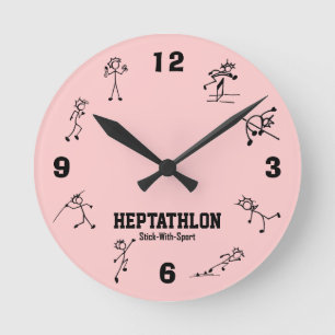 Stick Avec Sport Heptathlon Horloge Piste et Champ