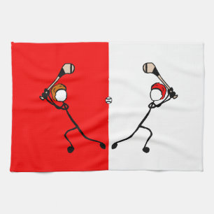 Stick Avec Sport Rouge et Blanc Liège Serviette H