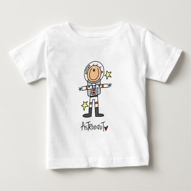 Stick Figure Astronaut T-shirts et cadeaux (Devant)