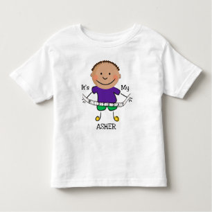 Stick Figure Boy C'est mon T-shirt pour bébé d'ann