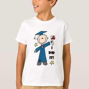 Stick Figure Boy Graduate T-shirts et cadeaux