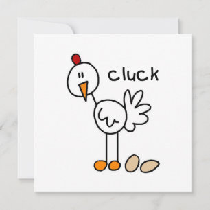 Stick Figure Chicken T-shirts et cadeaux