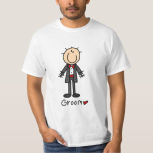 Stick Figure Groom T-shirts et cadeaux