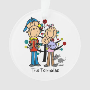 Stick Figure Parents, Garçon, Ornement bébé