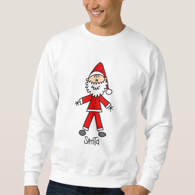 Stick Figure Santa Claus Tshirts et cadeaux (Devant)