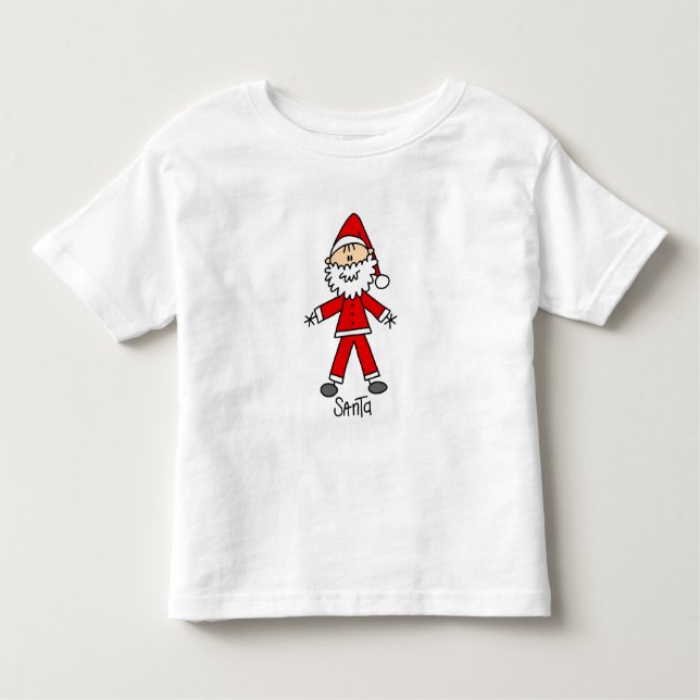 Stick Figure Santa Claus Tshirts et cadeaux (Devant)