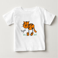 Stick Figure Tiger T-shirts et cadeaux